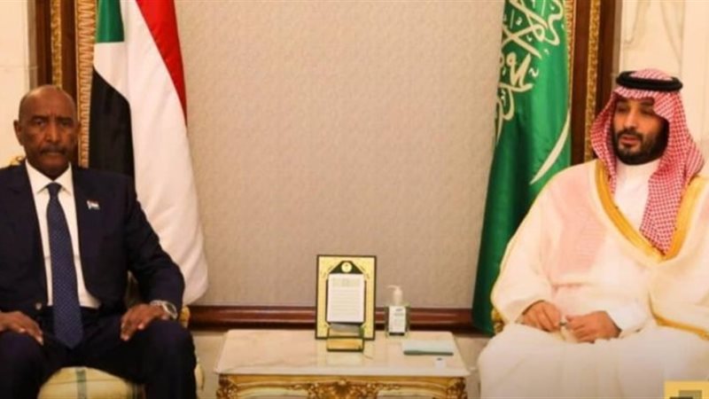 البرهان وبن سلمان،