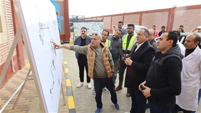 رئيس مياه الغربية يتفقد محطة معالجة صرف صحي نجريج 