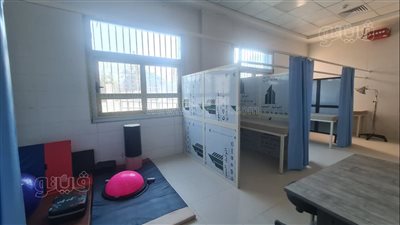 بدء التشغيل التجريبي لقسم العلاج الطبيعي بوحدة طب بني عدي ببني سويف 