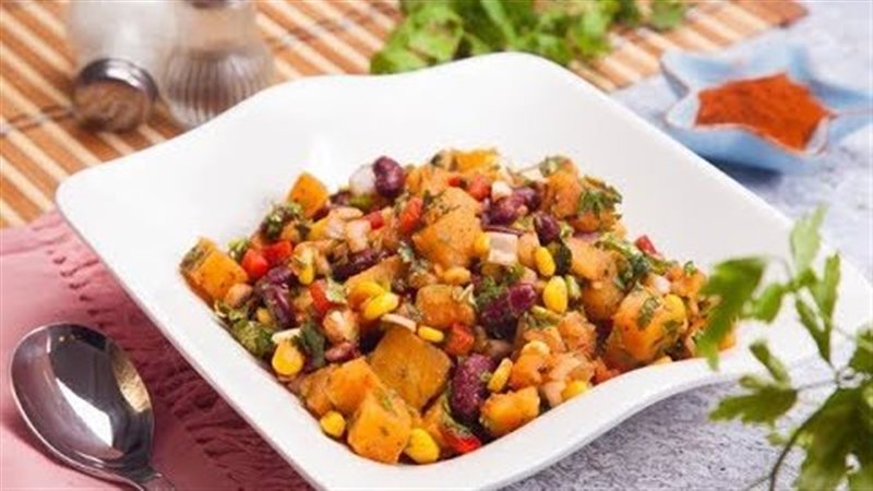 سلطة البطاطا الحلوة