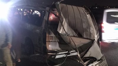 إصابة 8 أشخاص في حادث تصادم على طريق بنها – شبرا الحر