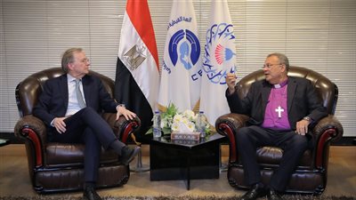 رئيس الطائفة الإنجيلية يستقبل مفوض الحكومة الألمانية والسفير بالقاهرة