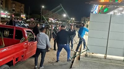 إزالة 45 حالة إشغال طريق خلال حملة بالإسماعيلية (صور)