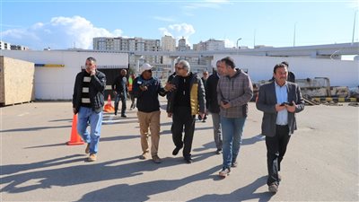 رئيس شركة الصرف الصحي بالإسكندرية يتابع سير العمل بمحطة رفع الرأس السوداء