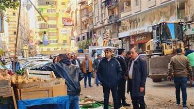 حملة مكبرة لإزالة الإشغالات بشوارع المنصورة في الدقهلية
