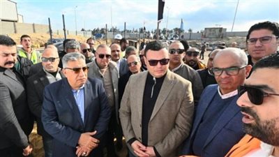 وزير الإسكان ومحافظ الدقهلية يتفقدان مشروع محطة معالجة الصرف الصناعي بجمصة