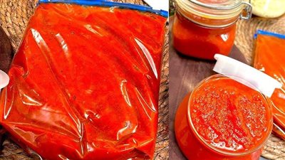 استعدادا لشهر رمضان، طريقة تفريز صلصة المحشي