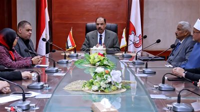 محافظ سوهاج يترأس اجتماع لجنة مناهضة العنف ضد المرأة