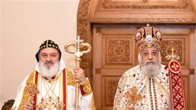 البابا تواضروس يتلقى اتصالا من بطريرك السريان للاطمئنان على صحته