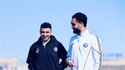 كأس مصر، وصول فريق بيراميدز إلى استاد خالد بشارة لمواجهة الجونة (صور)