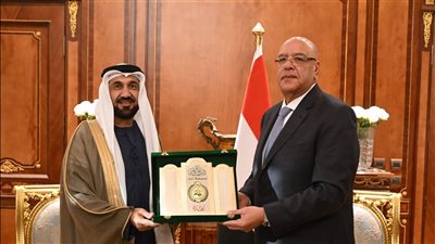 المستشار هشام بدوي يستقبل رئيس البرلمان العربي