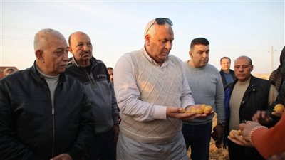 محافظ الوادي الجديد يتابع منظومة الجمع الآلي بموسم حصاد البطاطس بالفرافرة