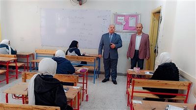 طلاب الشهادة الإعدادية الفيوم يؤدون اليوم امتحان 