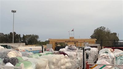 قافلة «زاد العزة» 121، الهلال الأحمر يدفع بـ 7.2 طن من المساعدات الإنسانية الشاملة 