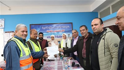 صرف صحي الإسكندرية تحصل على شهادة الإدارة الفنية المستدامة TSM 