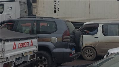 تعطل حركة طريق الإسكندرية الصحراوي بسبب أعمال افتتاح كوبري العامرية 