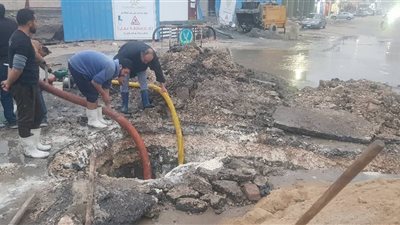 انقطاع المياه عن كفر الشيخ بالكامل إثر كسر ماسورة رئيسية