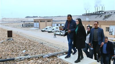 محافظ البحيرة تتفقد المدفن الصحي بمركز بدر