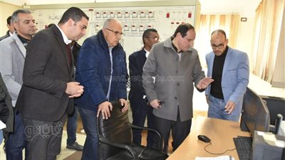 وزير الري ونائب المحافظ يتفقدان أعمال تطوير محطة رفع القنطرة غرب ببورسعيد (صور) 