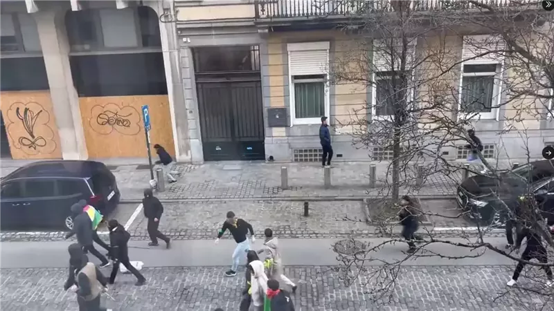 جانب من المظاهرة