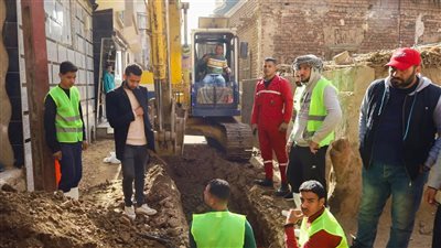 رئيس مياه الشرب بالغربية: بدء إحلال وتجديد خط الصرف الصحي بقرية ميت المخلص 