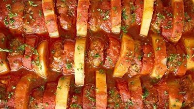 طريقة عمل صينية كفتة بالبطاطس، الوصفة الأصلية