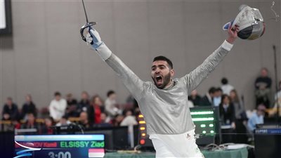 زياد السيسي يقتنص برونزية كأس العالم لسلاح السيف بالولايات المتحدة الأمريكية