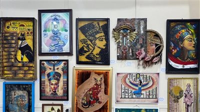 تجلِّيات، جناح الأزهر يحتفي بإبداعات معلمي التربية الفنية بلوحات تشكيلية متميزة (صور)