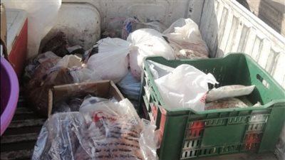 ضبط كبدة ولحوم مصنعة غير صالحة للاستهلاك في حملة مكبرة بدمياط