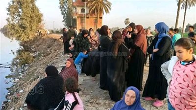 العثور على جثة فتاة غرقت بترعة أبو الأخضر بالشرقية بعد 4 أيام من البحث 
