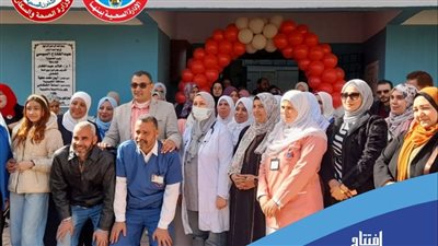 افتتاح الوحدة الصحية في 