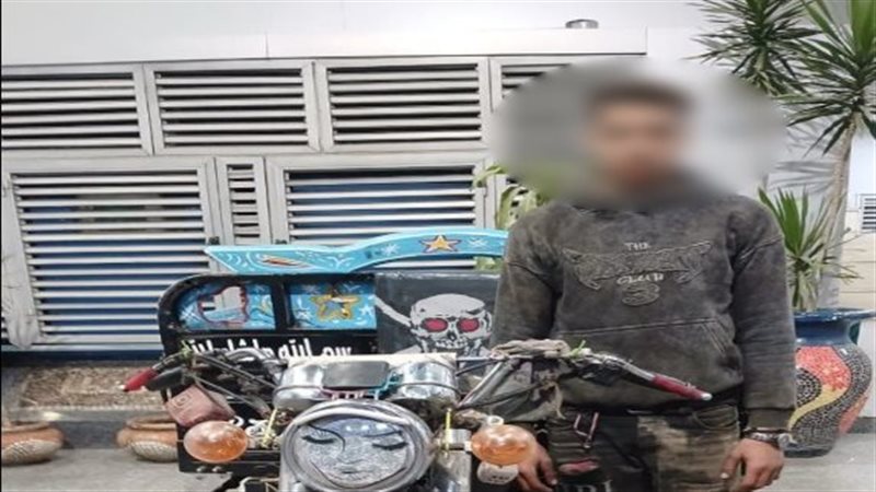 ضبط قائد تروسيكل