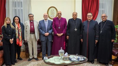 رئيس الأسقفية يستقبل الأمين العام لمجلس كنائس الشرق الأوسط