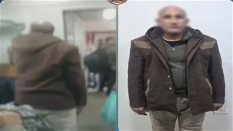 ضبط شخص كسر علبة