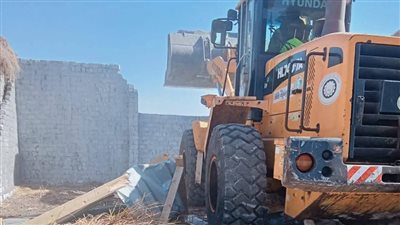 حملة مكبرة لإزالة التعديات على الأراضي الزراعية وأملاك الدولة بالدقهلية 