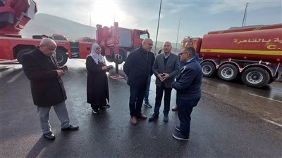 تشكيل لجنة هندسية لمعاينة العقارات بمنطقة حريق الزرايب للوقوف على سلامتها