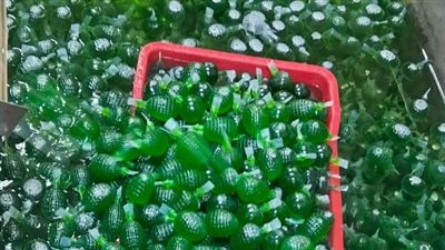 ضبط 18 ألف قطعة جيلي وحلوى داخل مصنع يستخدم بدائل سكر ضارة بأسيوط 