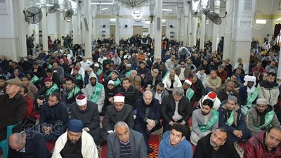 نائب محافظ بورسعيد ومدير مديرية الأوقاف يفتتحان مسجد الحرم (صور)