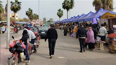 حملات مكبرة لتنظيم سوق الجمعة وإزالة التعديات بدمياط (صور)