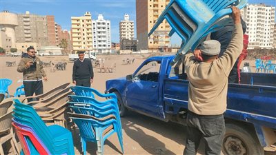 رفع 736 حالة إشغال طريق خلال حملات مكبرة بنطاق 3 مراكز بالبحيرة  