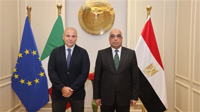 وزير العدل يستقبل سفير إيطاليا لبحث سبل التعاون القضائي