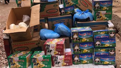 ضبط سلع غذائية فاسدة ودقيق مهرب في حملة تموينية بالفيوم 