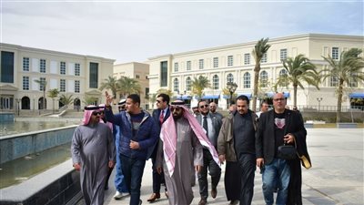 وفد من المجلس الأعلى للاقتصاد العربي الأفريقي يزور العلمين الجديدة 