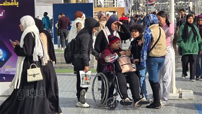 عجلات الإرادة تسبق الجميع، ذوي الهمم نجوم معرض الكتاب هذا العام