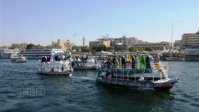 عروض ديفيليه للمراكب الشراعية بمهرجان أسوان الدولي للثقافة والفنون (صور)