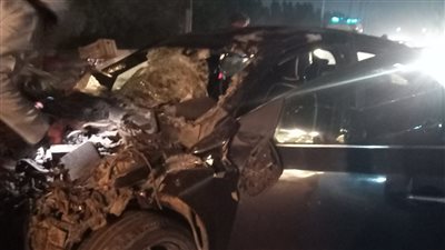 إصابة 7 أشخاص في انقلاب سيارة ربع نقل بالدقهلية