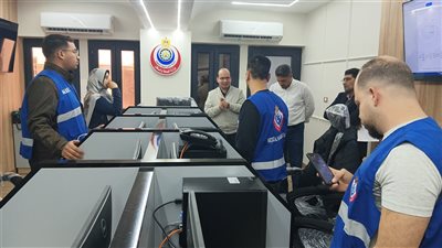 وكيل صحة الدقهلية يتفقد الغرفة المركزية للطوارئ ويشيد بسرعة الاستجابة
