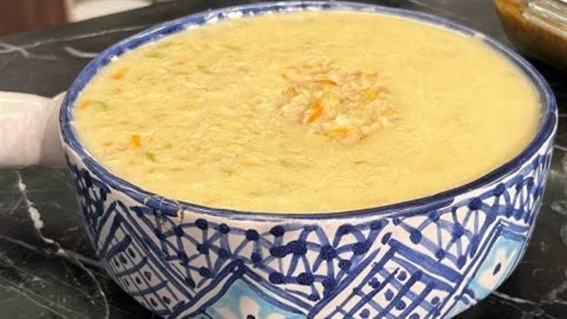 شوربة الفريك بالكريمة
