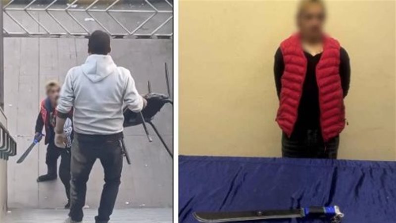 «فيديو السلاح الأبيض»..