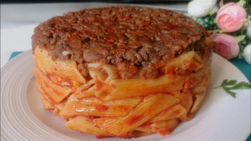 طاجن المكرونة 